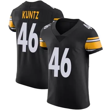 Nike Christian Kuntz Men's Elite Pittsburgh Steelers Black Team Color Vapor Untouchable Jersey