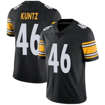 Nike Christian Kuntz Men's Limited Pittsburgh Steelers Black Team Color Vapor Untouchable Jersey