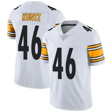Nike Christian Kuntz Men's Limited Pittsburgh Steelers White Vapor Untouchable Jersey