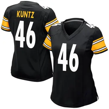 Nike Christian Kuntz Women's Game Pittsburgh Steelers Black Team Color Jersey
