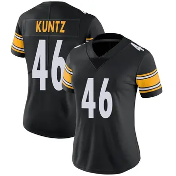 Nike Christian Kuntz Women's Limited Pittsburgh Steelers Black Team Color Vapor Untouchable Jersey