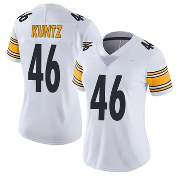 Nike Christian Kuntz Women's Limited Pittsburgh Steelers White Vapor Untouchable Jersey