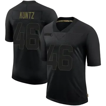 Nike Christian Kuntz Youth Limited Pittsburgh Steelers Black 2020 Salute To Service Jersey