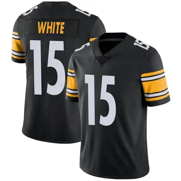 Nike Cody White Men's Limited Pittsburgh Steelers Black Team Color Vapor Untouchable Jersey