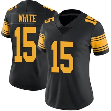 Nike Cody White Women's Limited Pittsburgh Steelers Black Color Rush Jersey