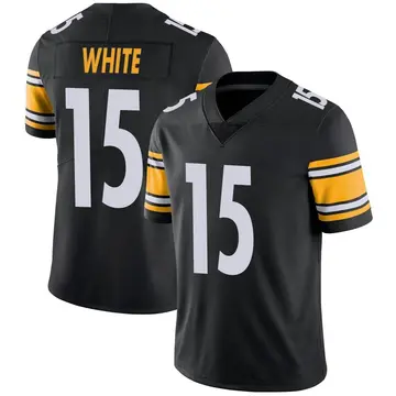Nike Cody White Youth Limited Pittsburgh Steelers Black Team Color Vapor Untouchable Jersey
