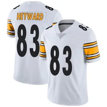 Nike Connor Heyward Men's Limited Pittsburgh Steelers White Vapor Untouchable Jersey