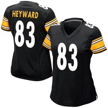 Nike Connor Heyward Women's Game Pittsburgh Steelers Black Team Color Jersey