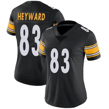 Nike Connor Heyward Women's Limited Pittsburgh Steelers Black Team Color Vapor Untouchable Jersey