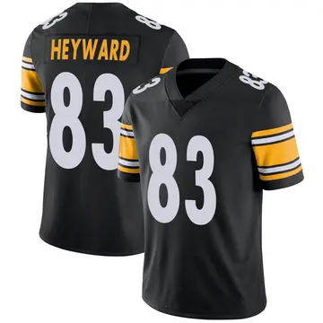 Nike Connor Heyward Youth Limited Pittsburgh Steelers Black Team Color Vapor Untouchable Jersey