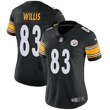Nike Damion Willis Women's Limited Pittsburgh Steelers Black Team Color Vapor Untouchable Jersey