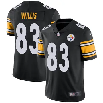 Nike Damion Willis Youth Limited Pittsburgh Steelers Black Team Color Vapor Untouchable Jersey