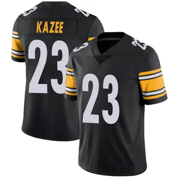 Nike Damontae Kazee Youth Limited Pittsburgh Steelers Black Team Color Vapor Untouchable Jersey