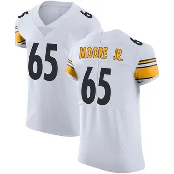 Nike Dan Moore Jr. Men's Elite Pittsburgh Steelers White Vapor Untouchable Jersey