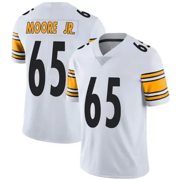 Nike Dan Moore Jr. Men's Limited Pittsburgh Steelers White Vapor Untouchable Jersey