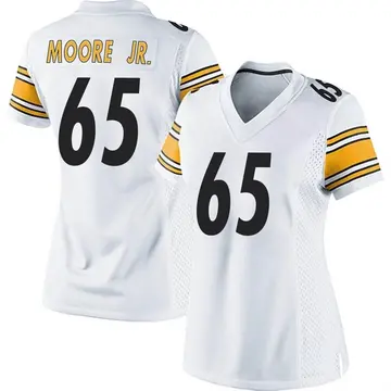 Nike Dan Moore Jr. Women's Game Pittsburgh Steelers White Jersey