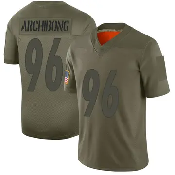 Nike Daniel Archibong Men's Limited Pittsburgh Steelers Camo 2019 Salute to Service Jersey
