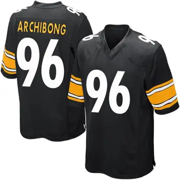 Nike Daniel Archibong Youth Game Pittsburgh Steelers Black Team Color Jersey