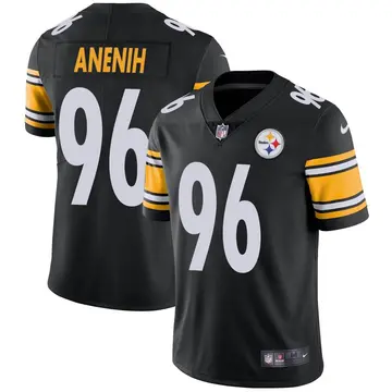 Nike David Anenih Men's Limited Pittsburgh Steelers Black Team Color Vapor Untouchable Jersey
