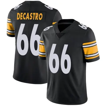 Nike David DeCastro Youth Limited Pittsburgh Steelers Black Team Color Vapor Untouchable Jersey
