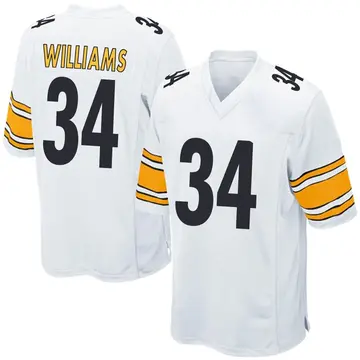 Nike DeAngelo Williams Men's Game Pittsburgh Steelers White Jersey