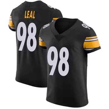 Nike DeMarvin Leal Men's Elite Pittsburgh Steelers Black Team Color Vapor Untouchable Jersey