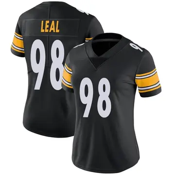 Nike DeMarvin Leal Women's Limited Pittsburgh Steelers Black Team Color Vapor Untouchable Jersey