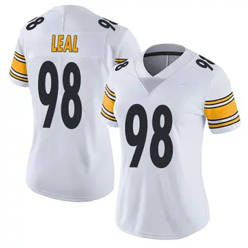 Nike DeMarvin Leal Women's Limited Pittsburgh Steelers White Vapor Untouchable Jersey