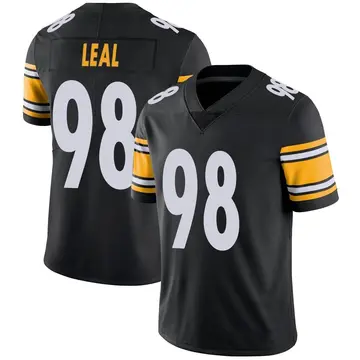 Nike DeMarvin Leal Youth Limited Pittsburgh Steelers Black Team Color Vapor Untouchable Jersey