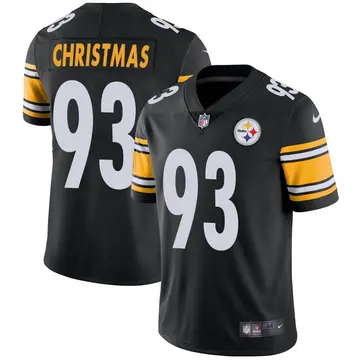 Nike Demarcus Christmas Men's Limited Pittsburgh Steelers Black Team Color Vapor Untouchable Jersey