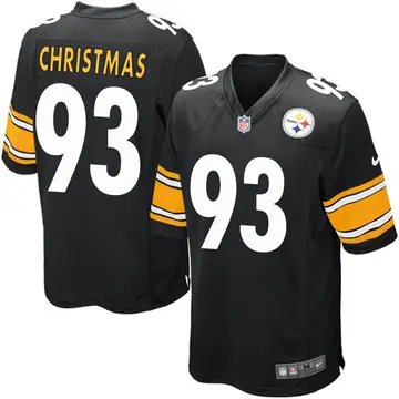 Nike Demarcus Christmas Youth Game Pittsburgh Steelers Black Team Color Jersey