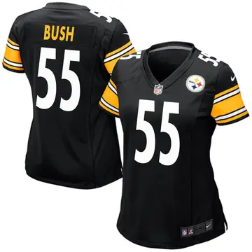 Nike Devin Bush Women's Game Pittsburgh Steelers Black Team Color Jersey