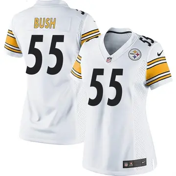 Nike Devin Bush Women's Game Pittsburgh Steelers White Jersey