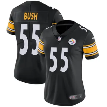 Nike Devin Bush Women's Limited Pittsburgh Steelers Black Team Color Vapor Untouchable Jersey