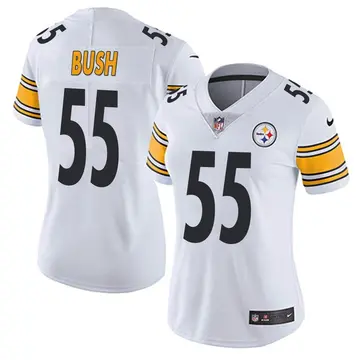 Nike Devin Bush Women's Limited Pittsburgh Steelers White Vapor Untouchable Jersey