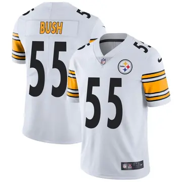 Nike Devin Bush Youth Limited Pittsburgh Steelers White Vapor Untouchable Jersey