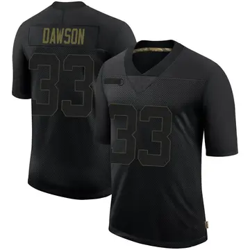 Nike Duke Dawson Men's Limited Pittsburgh Steelers Black 2020 Salute To Service Jersey