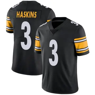 Nike Dwayne Haskins Men's Limited Pittsburgh Steelers Black Team Color Vapor Untouchable Jersey