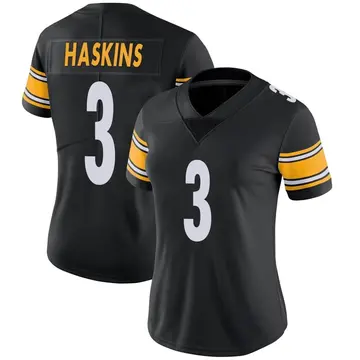 Nike Dwayne Haskins Women's Limited Pittsburgh Steelers Black Team Color Vapor Untouchable Jersey