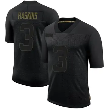 Nike Dwayne Haskins Youth Limited Pittsburgh Steelers Black 2020 Salute To Service Jersey