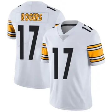 Nike Eli Rogers Men's Limited Pittsburgh Steelers White Vapor Untouchable Jersey
