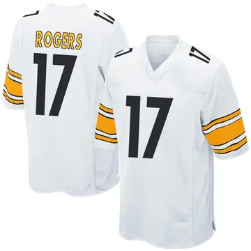 Nike Eli Rogers Youth Game Pittsburgh Steelers White Jersey