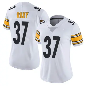 Nike Elijah Riley Women's Limited Pittsburgh Steelers White Vapor Untouchable Jersey