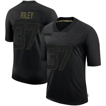 Nike Elijah Riley Youth Limited Pittsburgh Steelers Black 2020 Salute To Service Jersey