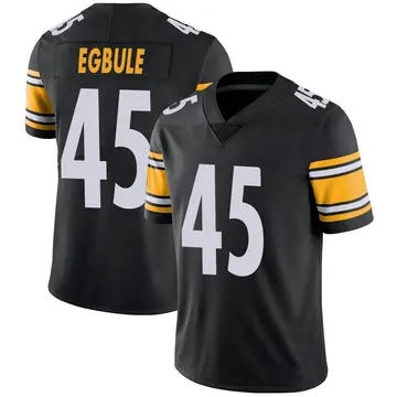 Nike Emeke Egbule Men's Limited Pittsburgh Steelers Black Team Color Vapor Untouchable Jersey