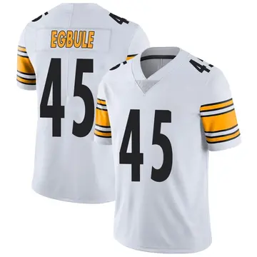 Nike Emeke Egbule Men's Limited Pittsburgh Steelers White Vapor Untouchable Jersey