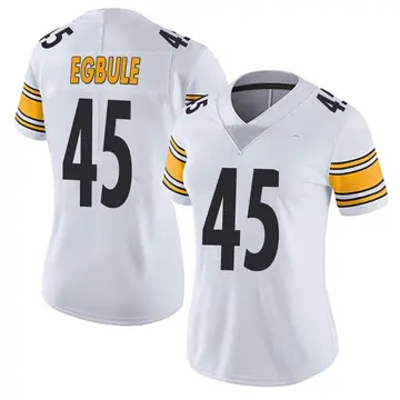 Nike Emeke Egbule Women's Limited Pittsburgh Steelers White Vapor Untouchable Jersey