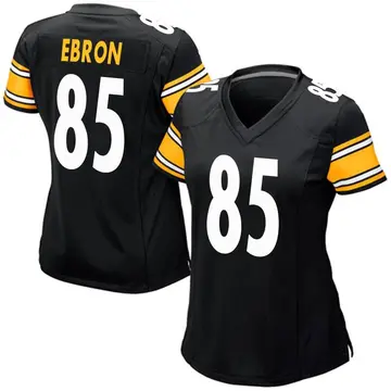 Nike Eric Ebron Women's Game Pittsburgh Steelers Black Team Color Jersey