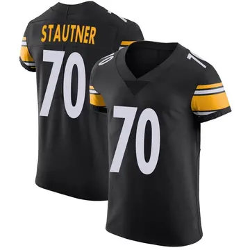 Nike Ernie Stautner Men's Elite Pittsburgh Steelers Black Team Color Vapor Untouchable Jersey
