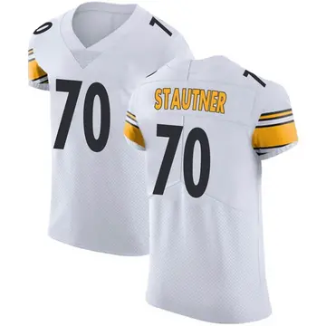 Nike Ernie Stautner Men's Elite Pittsburgh Steelers White Vapor Untouchable Jersey